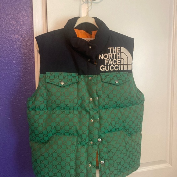 The North Face x Gucci Navy and Orange Jacket - Picture 4 of 6